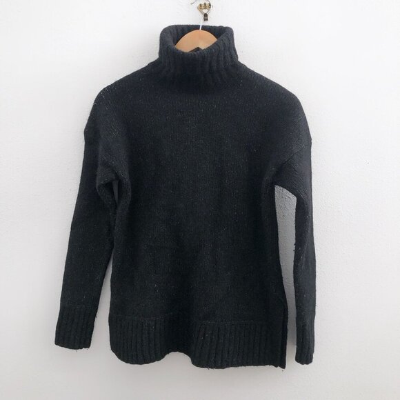 EVERLANE Turtle Neck Merino Wool Blend Sweater No Size Tag Check Measurements - Picture 1 of 9